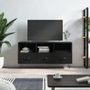 TV staliukas Televizoriaus spintelė, juoda, 102x36x50cm, apdirbta mediena