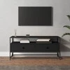 TV staliukas Televizoriaus spintelė, juoda, 100x35x45cm, apdirbta mediena