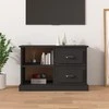 TV staliukas Televizoriaus spintelė, juoda, 73x35,5x47,5cm, apdirbta mediena