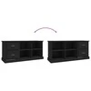 TV staliukas Televizoriaus spintelė, juoda, 102x35,5x47,5cm, mediena