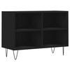 TV staliukas Televizoriaus spintelė, juoda, 69,5x30x50cm, apdirbta mediena