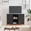 TV staliukas Televizoriaus spintelė, juoda, 100x35x65cm, apdirbta mediena