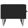 TV staliukas Televizoriaus spintelė, juoda, 150x36x30cm, apdirbta mediena