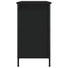 TV staliukas Televizoriaus spintelė, juoda, 100x35x65cm, apdirbta mediena