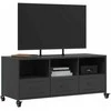 TV staliukas Televizoriaus spintelė, juoda, 100,5x39x43,5cm, plienas