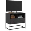 TV staliukas Televizoriaus spintelė, juodos spalvos, 68x39x60,5cm, plienas