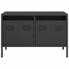 TV staliukas Televizoriaus spintelė, juodos, 68x39x43,5cm, plienas