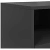 TV staliukas Televizoriaus spintelė, juodos spalvos, 68x39x43,5cm, plienas