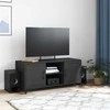 TV staliukas Televizoriaus spintelė, juoda, 100,5x39x43,5cm, plienas