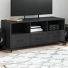 TV staliukas Televizoriaus spintelė, juoda, 100,5x39x43,5cm, plienas