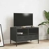 TV staliukas Televizoriaus spintelė, juodos, 68x39x43,5cm, plienas