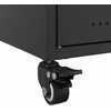 TV staliukas Televizoriaus spintelė, juoda, 100,5x39x43,5cm, plienas