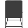 TV staliukas Televizoriaus spintelė, juodos spalvos, 68x39x60,5cm, plienas