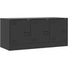 TV staliukas Televizoriaus spintelė, juodos spalvos, 99x39x44cm, plienas