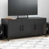 TV staliukas Televizoriaus spintelė, juoda, 100,5x39x43,5cm, plienas