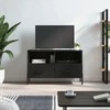 TV staliukas Televizoriaus spintelė, juodos spalvos, 80x36x50cm, mediena