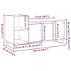 TV staliukas Televizoriaus spintelė, medienos, 100x35x55cm, apdirbta mediena