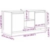 TV staliukas Televizoriaus spintelė, medienos, 102x37,5x52,5cm, mediena