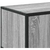 TV staliukas Televizoriaus spintelė, pilka, 100x35x41cm, mediena ir metalas
