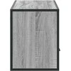 TV staliukas Televizoriaus spintelė, pilka, 100x31x39,5cm, mediena/metalas