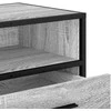 TV staliukas Televizoriaus spintelė, pilka, 100x34,5x40cm, mediena/metalas