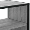 TV staliukas Televizoriaus spintelė, pilka, 100x31x39,5cm, mediena/metalas