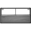 TV staliukas Televizoriaus spintelė, pilka, 80x31x39,5cm, mediena ir metalas