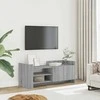 TV staliukas Televizoriaus spintelė, pilka ąžuolo, 100x35x40cm, mediena