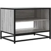 TV staliukas Televizoriaus spintelė, pilka, 61x40x46cm, mediena ir metalas