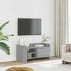 TV staliukas Televizoriaus spintelė, pilka ąžuolo, 80x35x40cm, mediena