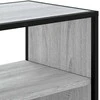 TV staliukas Televizoriaus spintelė, pilka, 60x31x39,5cm, mediena ir metalas