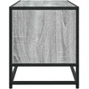 TV staliukas Televizoriaus spintelė, pilka, 80x34,5x40cm, mediena ir metalas