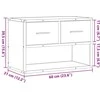 TV staliukas Televizoriaus spintelė, pilka, 60x31x39,5cm, mediena ir metalas