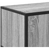 TV staliukas Televizoriaus spintelė, pilka, 100x35x50cm, mediena ir metalas