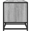 TV staliukas Televizoriaus spintelė, pilka, 160x35x41cm, mediena ir metalas