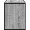TV staliukas Televizoriaus spintelė, pilka, 80x31x39,5cm, mediena ir metalas