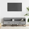 TV staliukas Televizoriaus spintelė, pilka ąžuolo, 122x34x41cm, mediena