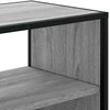TV staliukas Televizoriaus spintelė, pilka, 100x31x39,5cm, mediena/metalas