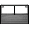 TV staliukas Televizoriaus spintelė, pilka, 60x31x39,5cm, mediena ir metalas