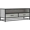 TV staliukas Televizoriaus spintelė, pilka, 100x34,5x40cm, mediena/metalas
