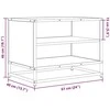 TV staliukas Televizoriaus spintelė, pilka, 61x40x46cm, mediena ir metalas