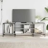 TV staliukas Televizoriaus spintelė, pilka ąžuolo, 153x37x50cm, mediena