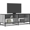 TV staliukas Televizoriaus spintelė, pilka, 120,5x40x46cm, mediena/metalas