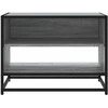 TV staliukas Televizoriaus spintelė, pilka, 61x40x46cm, mediena ir metalas