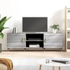 TV staliukas Televizoriaus spintelė, pilka ąžuolo, 150x30x50cm, mediena