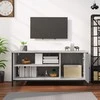 TV staliukas Televizoriaus spintelė, pilka ąžuolo, 100x40x45cm, mediena