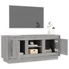 TV staliukas Televizoriaus spintelė, pilka ąžuolo, 102x35x45cm, mediena
