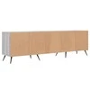 TV staliukas Televizoriaus spintelė, pilka ąžuolo, 150x30x44,5cm, mediena