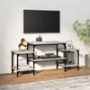 TV staliukas Televizoriaus spintelė, pilka ąžuolo, 117x35x52cm, mediena
