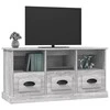 TV staliukas Televizoriaus spintelė, pilka ąžuolo, 100x35x50cm, mediena